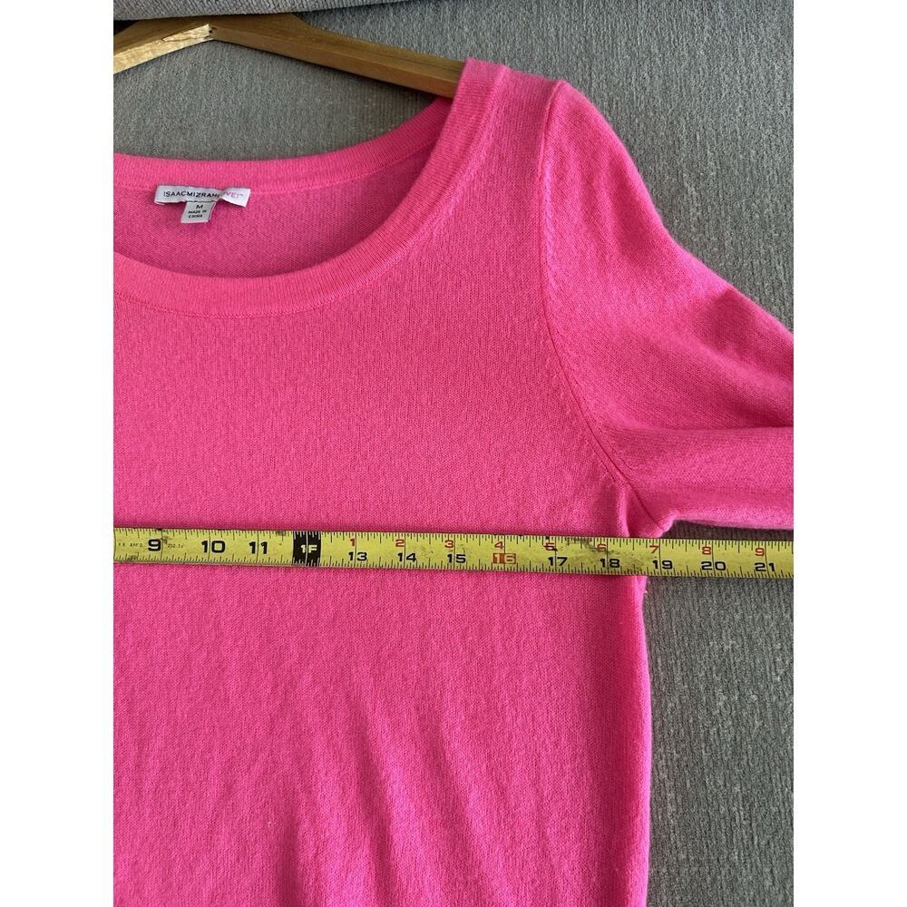 Isaac Mizrahi Pink Cashmere Womans Sweater M - Picture 6 of 9